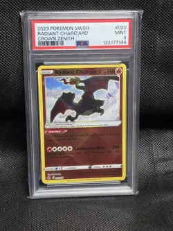 Pokemon TCG - Mint PSA 9 Radiant Charizard Crown Zenith 20/159 - Image 1