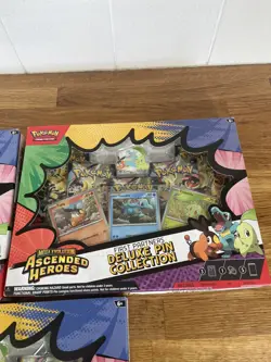 Pokemon TCG: Ascended Heroes 1st Partners Deluxe Pin Collection x3 New ✅ Fast 🚚 - Image 4