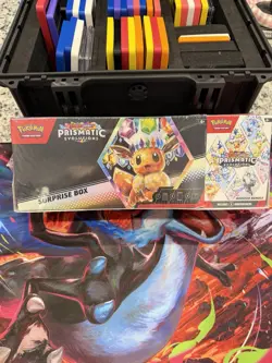 Pokemon Prismatic Evolutions Surprise Box Booster Bundle Eevee & Friends TCG - Image 1