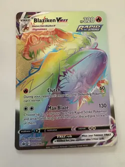 Pokemon Blaziken VMAX 200/198 Secret Rare Holo Chilling Reign - Image 2