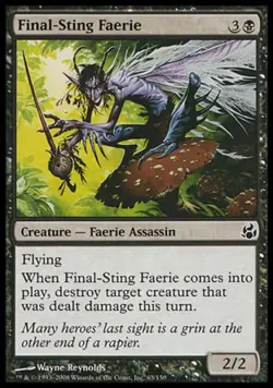 Final-Sting Faerie -Foil Light Play MTG Morningtide - Image 1