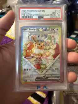 Pokemon TCG Eevee Ex 174 Promo PSA 10 - Image 1