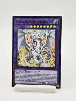 Yu-Gi-Oh! Albion The Sanctifire Dragon MZMU-EN101 Ultra Rare 1st Ed. - Image 1