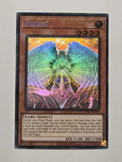 Honest LODT-EN001 (EURO) Ghost Rare Yugioh Light of Destruction Unlimited NM - Image 1
