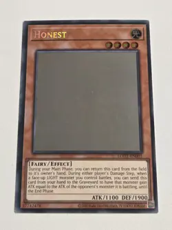 Honest LODT-EN001 (EURO) Ghost Rare Yugioh Light of Destruction Unlimited NM - Image 3