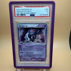 Pokemon Gengar ex EX Fire Red & Leaf Green Holo Ultra Rare #108 PSA 5 - Image 1