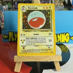 Electrode Jungle Holographic Card 2/64 Holo Card Wotc 1999 Vintage Pokemon NM - Image 1