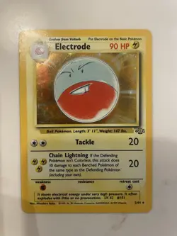 Pokemon TCG: Electrode 2/64 holo rare Jungle 1999 WOTC Near Mint / Excellent - Image 1