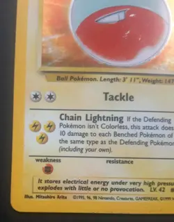 Electrode 2/64 Holo Rare Unlimited Edition Jungle 1999 Pokemon Wizards - Image 5
