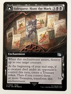 Sidequest: Hunt the Mark (Extended Art) Final Fantasy Non-Foil Regular MTG - Image 1