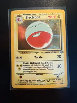Pokemon Electrode Holo Rare #2/64 1999 WOTC Jungle Set Vintage - Image 1