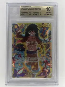 Monkey.D.Luffy SEC OP09-119 One Piece Emperors in the New World BGS 10 Pristine - Image 1