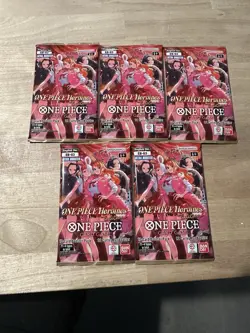 One Piece Heroines Edition Booster Packs Quantity 5 New Sealed - Image 1