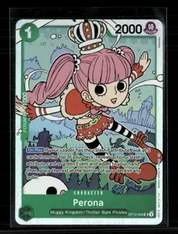 One Piece TCG Perona Legacy of the Master SR • OP12-034 Foil - Image 1