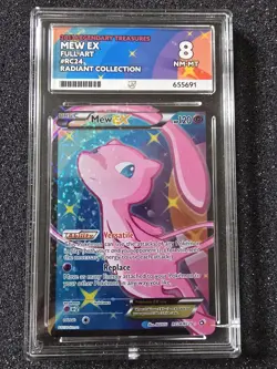 Mew Ex- #RC24/RC25- ACE 8- Full Art- 2013 Legendary Treasures- Pokemon - Image 1
