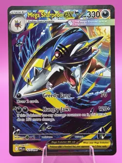 Pokemon TCG Mega Sharpedo Ex 127/094 Ultra Rare Near Mint - Image 1
