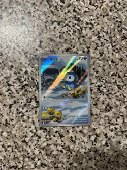 Pokemon TCG Piplup 098/094 Phantasmal Flames Full Art Holo NM /Mint pack fresh - Image 1