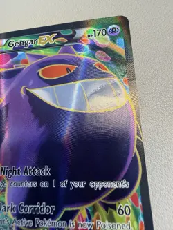 Pokemon Gengar EX Full Art Holo 114/119 XY-Phantom Forces 2014 (potential PSA 1) - Image 3