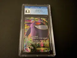 Pokemon Gengar EX Full Art Holo Ultra Rare XY Phantom Forces 114/119 CGC 8.5 - Image 1