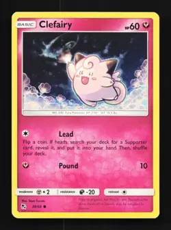 Clefairy 38/68 LP Hidden Fates English Pokemon Card TCG - Image 1