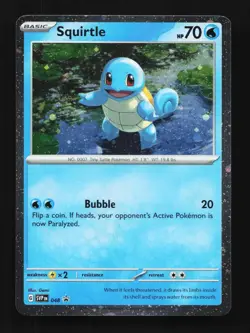 Squirtle SVP 048 English Pokemon Card TCG - Image 1