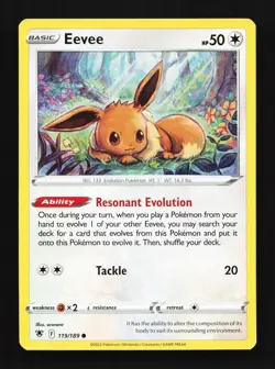 Eevee 119/189 Astral Radiance MP Pokemon Card TCG - Image 1