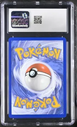CGC 10 Team Rocket's Wobbuffet Destined Rivals Pokemon Card Pokemon Center Stamp - Image 2