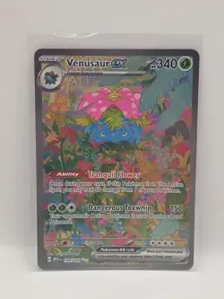 Pokemon TCG Venusaur EX Card 198/165 SV Sir Scarlet & Violet 151 Clean NM/M - Image 1