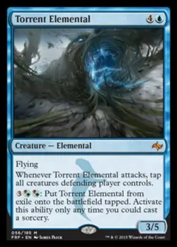 Torrent Elemental ~ Lightly Played Fate Reforged MTG Magic UltimateMTG Blue Card - Image 1