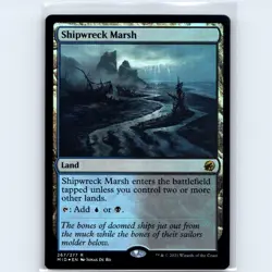 MTG Shipwreck Marsh #267 MID Innistrad: Midnight Hunt Foil R NM Magic Card - Image 1