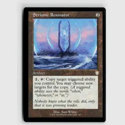 MTG Strionic Resonator Retro Frame #165 The Brothers' War Normal R NM Magic Card - Image 1