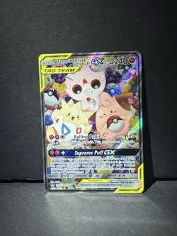 Pokemon Card - Togepi & Cleffa & Igglybuff GX 143a/236 Alternate Art Holo - Image 1