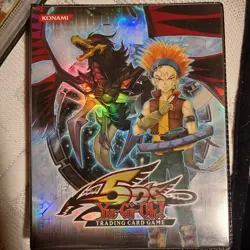 YUGIOH 5D’S DUELIST PORTFOLIO (2008) Konami; Crow Hogan Card Binder; Excellent - Image 1