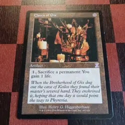 Mtg Claws of Gix LP Time Spiral Magic the Gathering Artifact Card Saga - Image 2