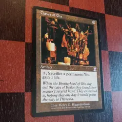 Mtg Claws of Gix LP Time Spiral Magic the Gathering Artifact Card Saga - Image 3