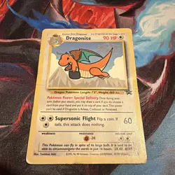 1999 Pokemon TCG Dragonite Card WB Stamped Movie Promo #5 WOTC Black Star Promo - Image 2