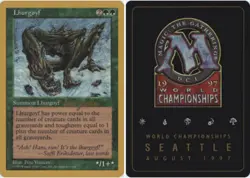 Lhurgoyf - Svend Geertsen - 1997 ~ Heavily Played World Championship D MTG Magic - Image 1