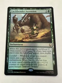 Magic The Gathering MTG Avatar Earthbender Ascension Foil - Image 1