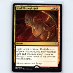MTG Hurl Through Hell 48 AFC Adventures the Forgotten Realms Normal R NM Magic - Image 1
