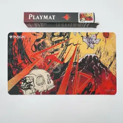 Official Ultra Pro Lightning Bolt Playmat Japanese Alt Art Mystical Archive MTG - Image 1