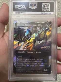 2025 MTG Final Fantasy Zenos/Shinryu Char Borderless-Surge Foil GEM MT PSA 10 - Image 3