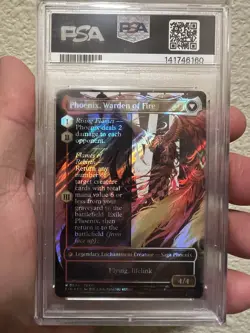2025 MTG Final Fantasy Joshua/Phoenix Char Borderless-Surge Foil GEM MT PSA 10 - Image 3