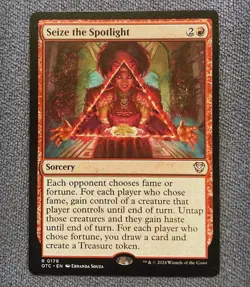 MTG Seize the Spotlight x1 NM ! Commander OTC / Magic The Gathering - Image 1
