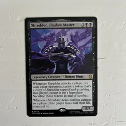 Shredder, Shadow Master - 20 - NM - Teenage Mutant Ninja Turtles - MTG - Image 1