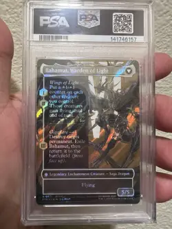 2025 MTG Final Fantasy Dion/Bahamut Char Borderless-Surge Foil GEM MT PSA 10 - Image 3