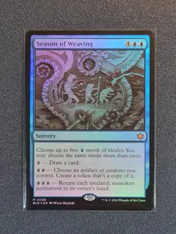 MTG Season of Weaving - Foil - Bloomburrow - BLB - Near Mint+ Condition - Image 1