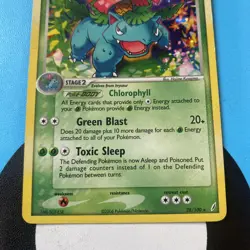 Pokemon TCG Venusaur Holo EX Crystal Guardians Card 28/100 Vintage - Image 2