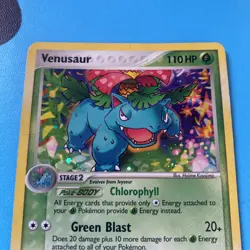 Pokemon TCG Venusaur Holo EX Crystal Guardians Card 28/100 Vintage - Image 3
