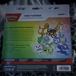 Pokemon First Partner Illustration Collection Series 1 Promo & Sticker Sheet Box - Image 2
