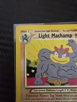 Light Machamp - 25/105 - Pokemon Neo Destiny Unlimited Rare Card WOTC LP - Image 3